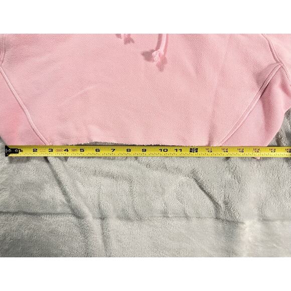 Champion Hoodie Womens XS Pink Crop Sport Pullover Sweatshirt Reverse Weave Y2K - Picture 9 of 10